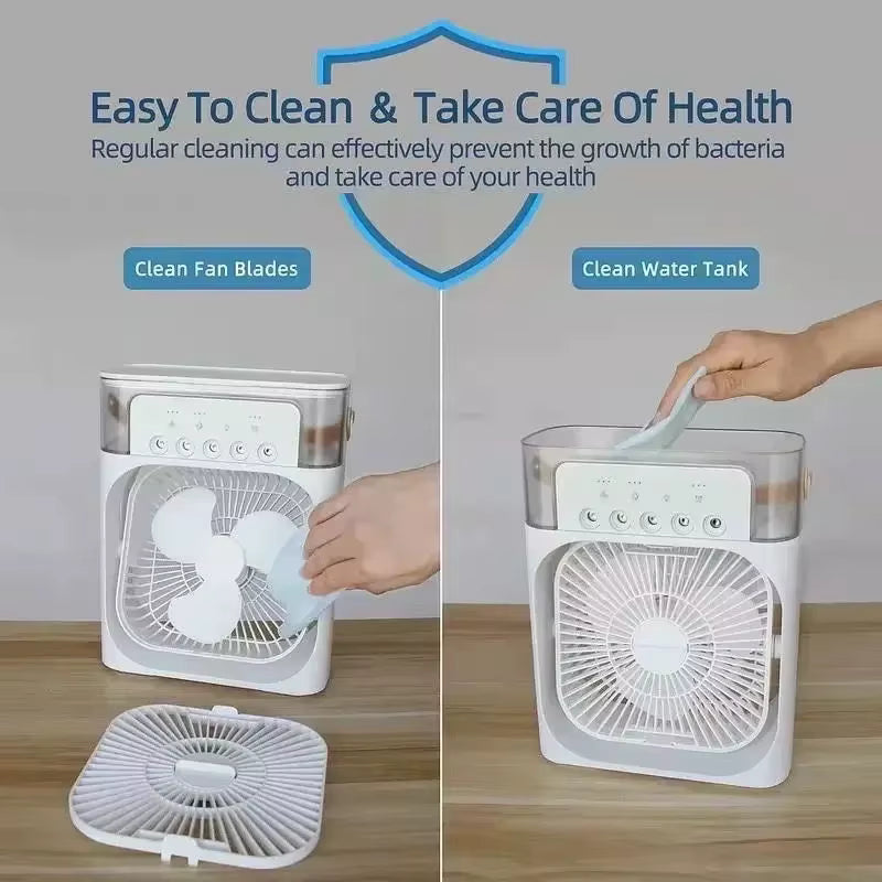 USB Mini Portable 3 in 1 Fan