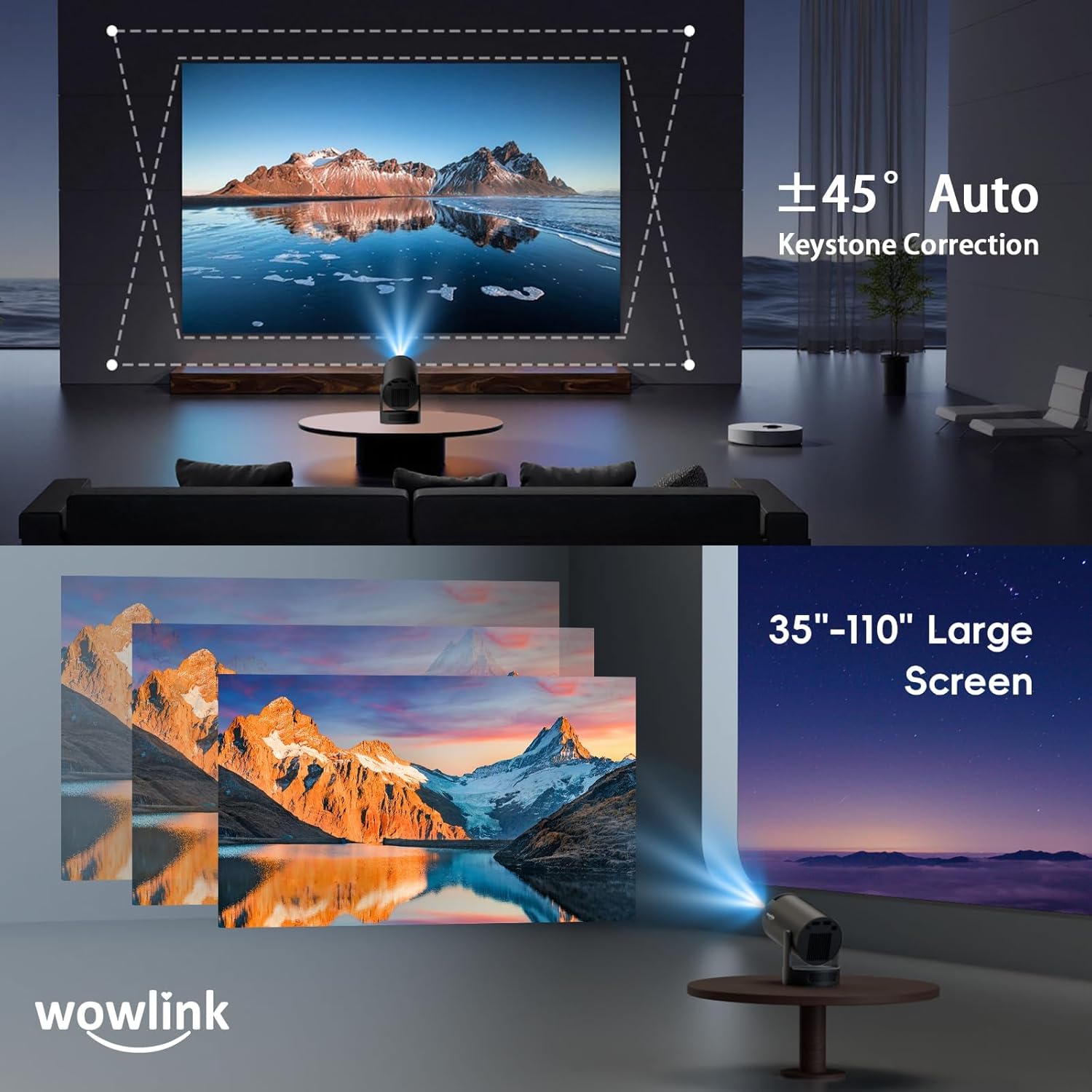 Mini Projector 4K 1080P