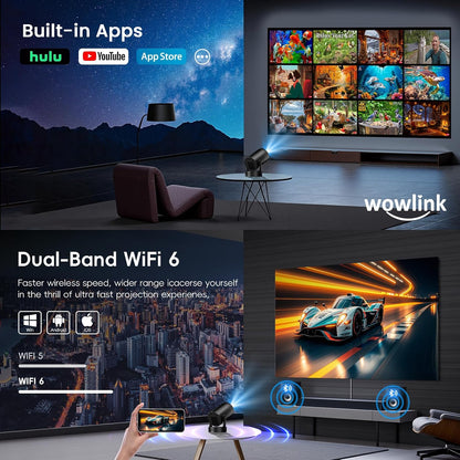 Mini Projector 4K 1080P