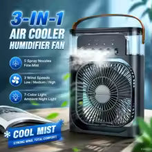 USB Mini Portable 3 in 1 Fan