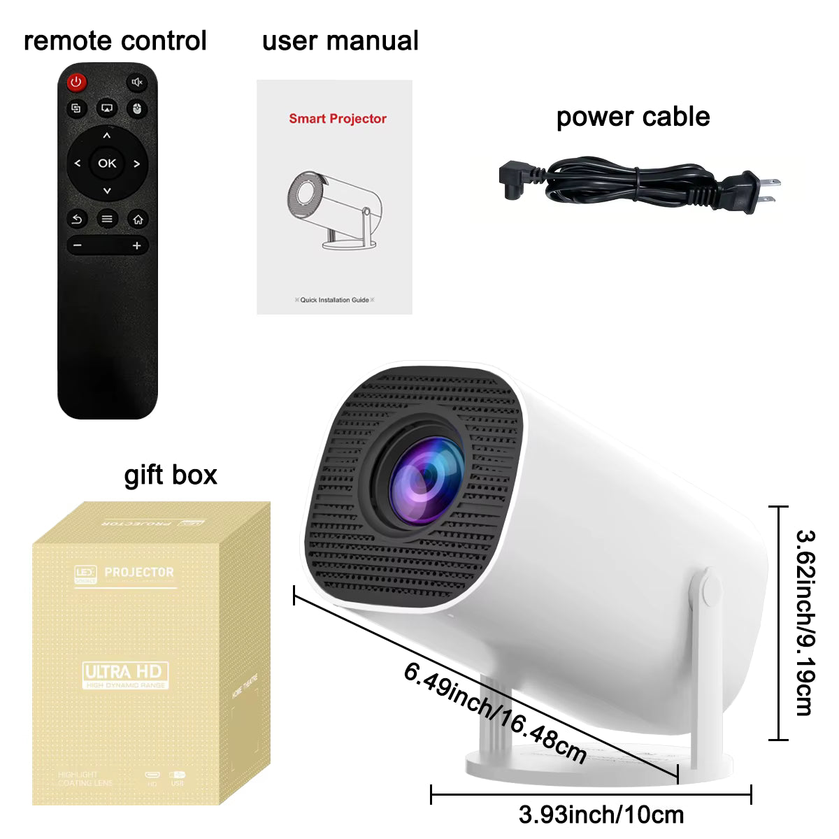Mini Projector 4K 1080P