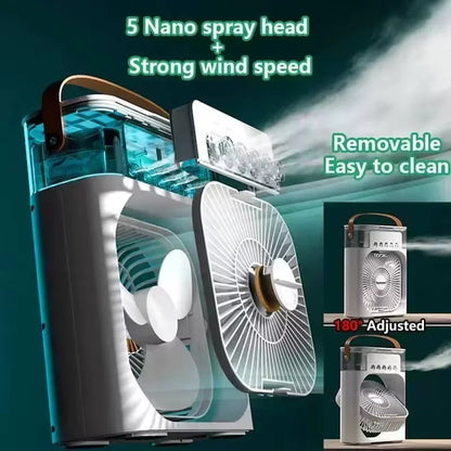 USB Mini Portable 3 in 1 Fan