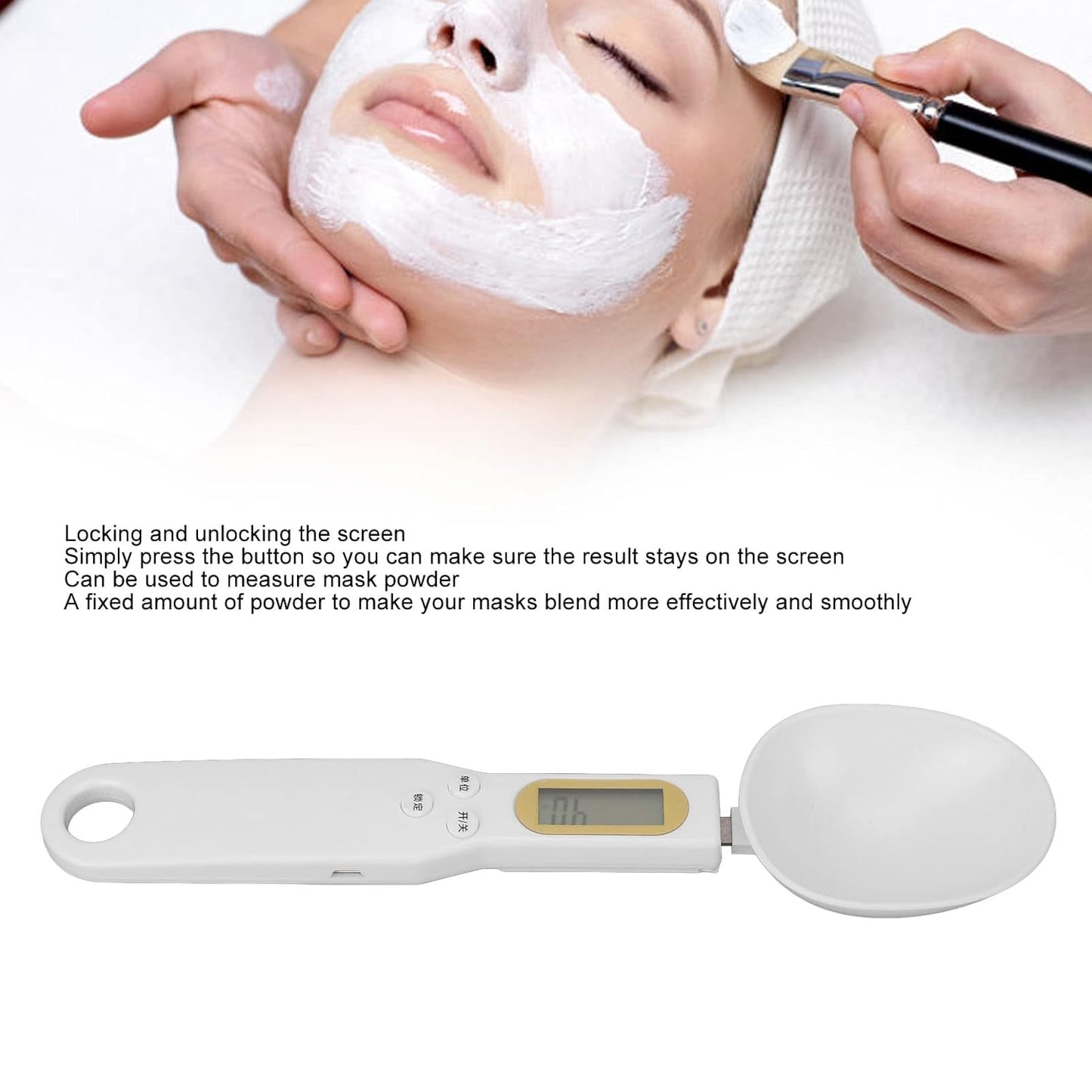 Digital Spoon,Scale Multifunction Electronic Measuring Spoon with LCD Display for Women